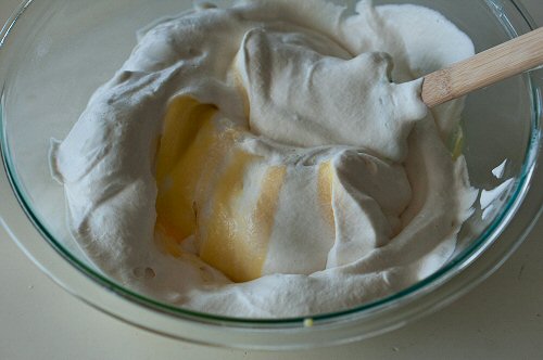 Folding Cream into Custard