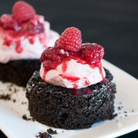Chocolate Cake with Raspberry Mousse