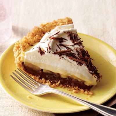 Black Bottom Banana Cream Pie Recipe - EntertainingCouple.com
