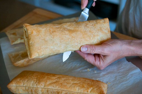 Slicing Puff Pastries