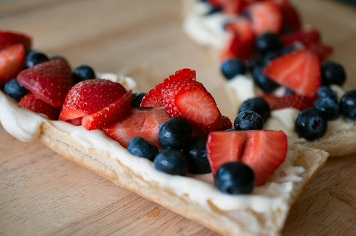 Strawberries and Blueberries