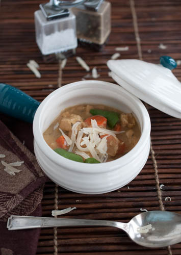 Creamy White Bean & Chicken Soup Recipe - EntertainingCouple.com