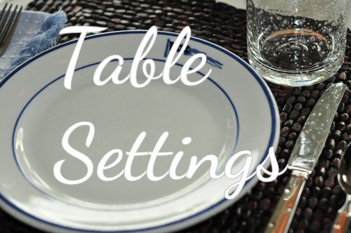 Tips for table settings