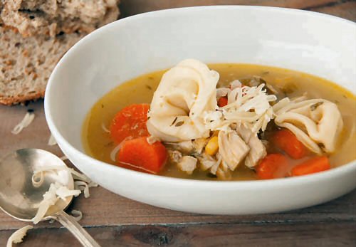 Chicken Tortellini Soup