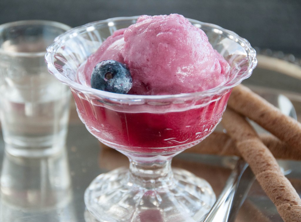 Sorbet with Vodka