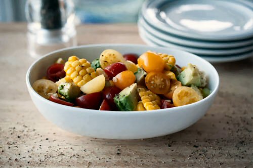 Corn, Tomato, and Avocado Salad