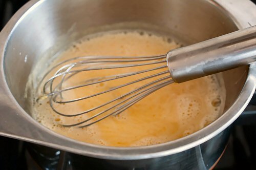 Eggs in Double Boiler