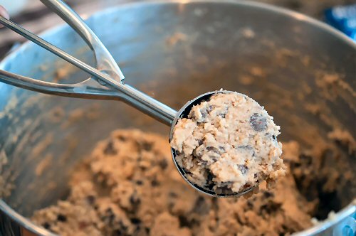 Scooping Cookie Dough