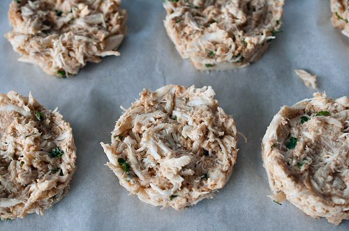 Crab Cakes Ready for Frying