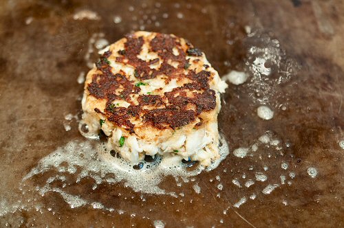 Frying Crab Cakes