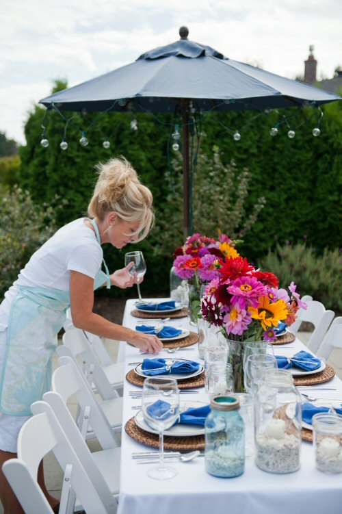 Setting a Summer Table