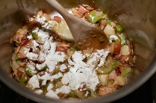 Adding the Flour