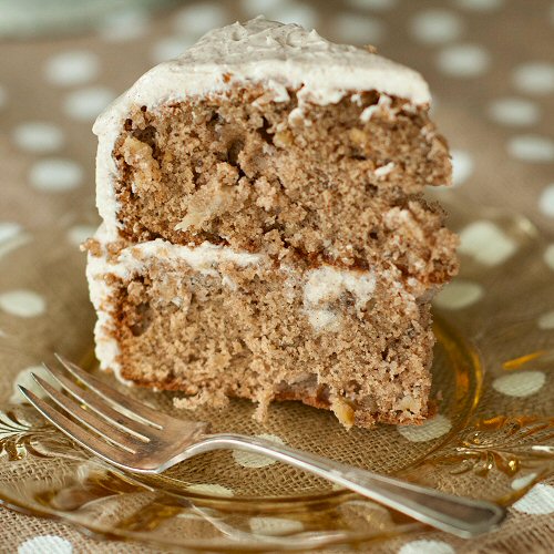 Apple Spice Cake with Cinnamon Cream Cheese Frosting Recipe - EntertainingCouple.com