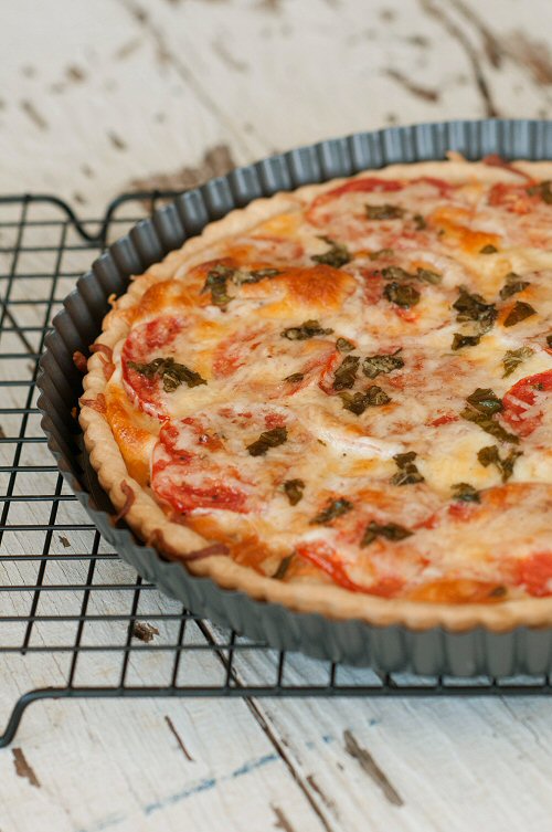 Tomato Tart Cooling on Rack