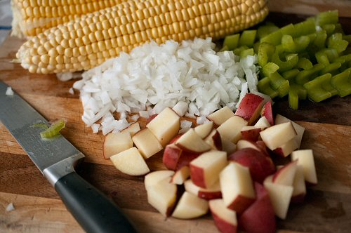 Vegetables for Chowder