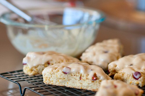 Scones Ready for Glazing