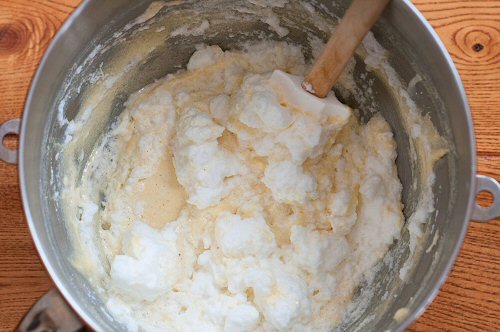 Folding in the Egg Whites and Whipped Cream