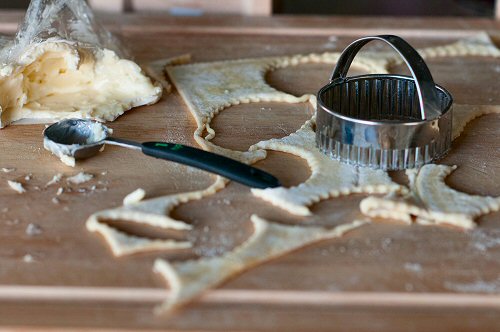 Making Brie Cranberry Bites