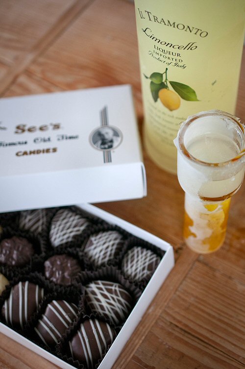 Chocolates and Limoncello