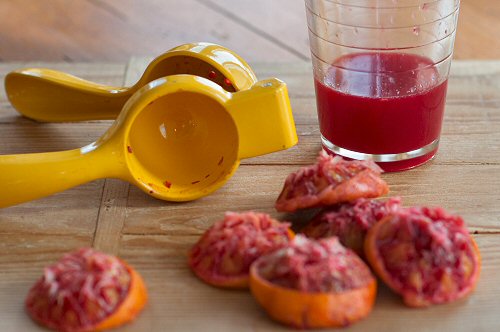 Fresh Squeezed Blood Orange Juice