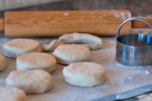 Biscuits Ready for the Oven