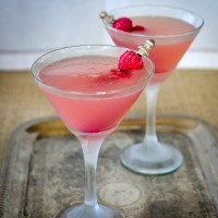 Raspberry Lemon Drop Martini