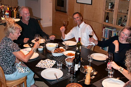 Friends Around the Dinner Table