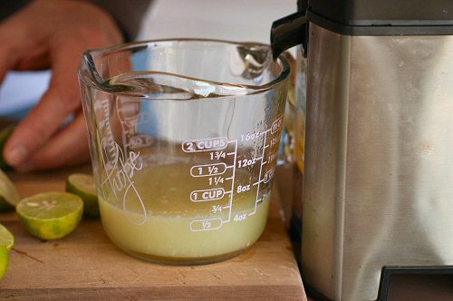 Juicing Key Limes