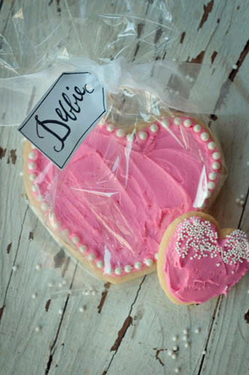 Pink Sugar Cookies