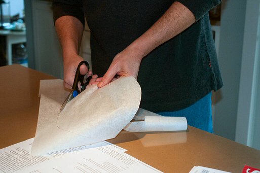 Cutting Parchment Paper