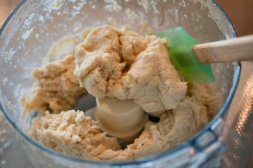 Shortcake Dough in Food Processor