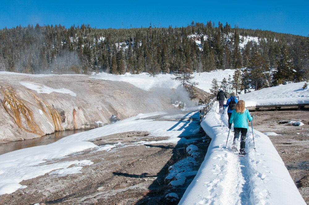 Snowshoeing - Yellowstone